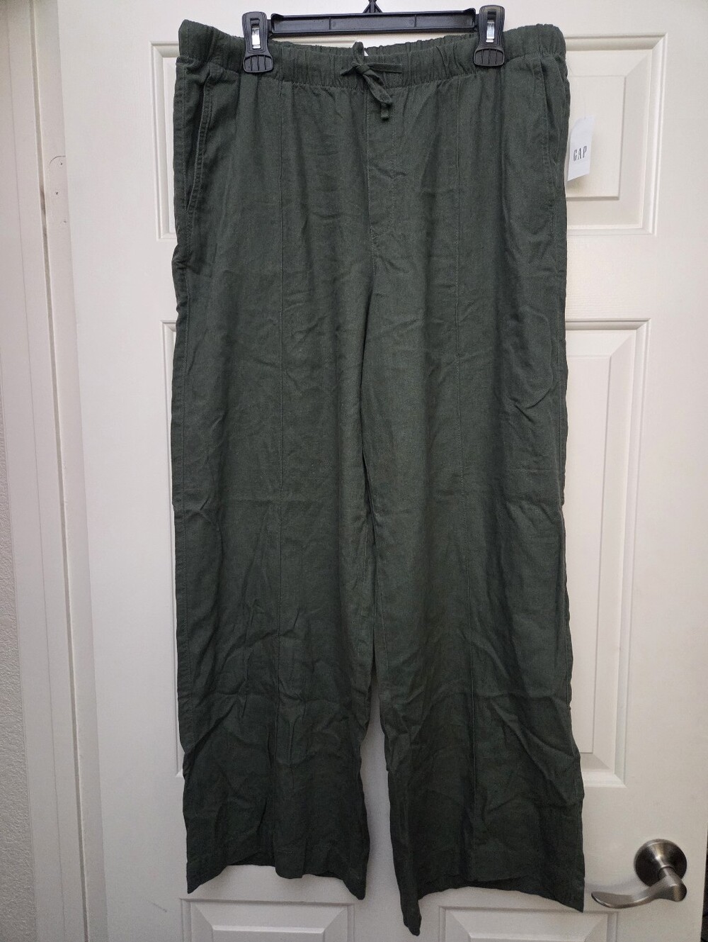Gap Women's Linen Blend Pull-On Pant - Picture 6 of 7